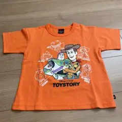 トイ・ストーリー Tシャツ 110cm オレンジ　baby doll