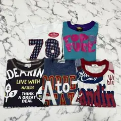 Tシャツ　半袖　100cm 5点セット　まとめ売り　男の子