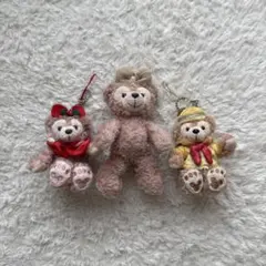 ダッフィー/シェリーメイ ぬいぐるみ3点セット