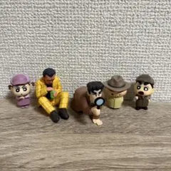 クレヨンしんちゃん【名探偵しんちゃん犯人をみつけるゾ！】 5体セットコンプリート