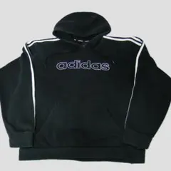 人気古着♬　良品♪　adidas　アディダス　プルオーバー　パーカー　フーディ