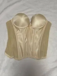 クラウディア ブライダルインナー ビスチェ C65 パッド付き ベージュ