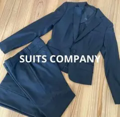 スーツカンパニー　レディース 黒　パンツスーツ　S〜M