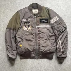 入手困難美品✨AVIREX MA-1 Black Knights カーキ M 入手困難美品✨AVIREX MA-1 Black Knights カーキ M - メルカリ