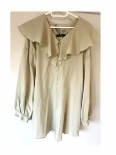 w closet フリルカラー ブラウス 長袖