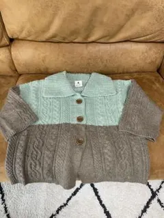 niko and ... ケーブルニットカーディガン