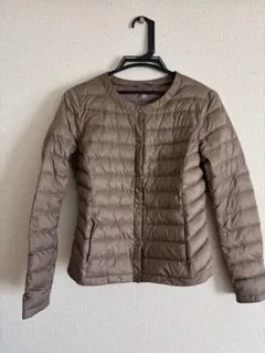 UNIQLOユニクロウルトラライトダウンコンパクトジャケットベージュS 収納袋付