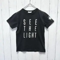 3can4on サンカンシオン 130 Tシャツ 半袖 ブラック ロゴ キッズ
