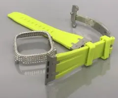 Ssl★アップルウォッチ　ラバーベルト カバー　Apple Watchバンド