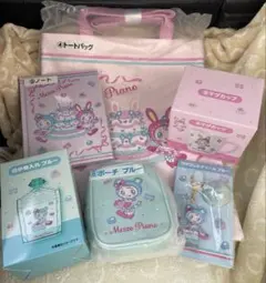 Mezzo Piano メゾピアノ一番くじトート小物入れブルー他7点SET