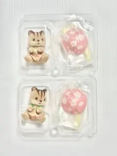 シルバニアファミリー　赤ちゃん妖精の森のなかまたちシリーズ　2個セット　リス