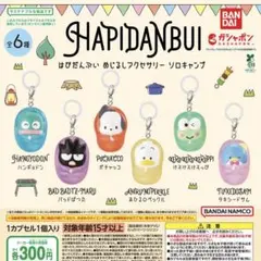 はぴだんぶい めじるしアクセサリー ソロキャンプ 全6種セット