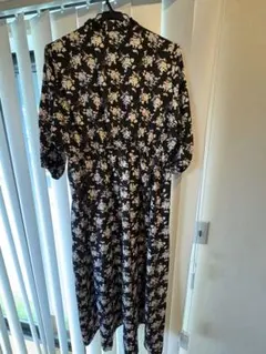 BLATE 花柄 長袖 ロングワンピース