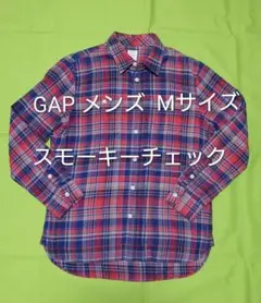 GAP スモーキーネルシャツ メンズ Mサイズ 長袖