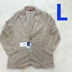 ✨新品✨DoCLASSE ドゥクラッセ ストライプ テーラージャケット Lサイズのサムネイル