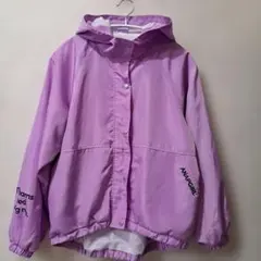 アナップガール　フード付き　ウインドブレーカー　145-155　ピンク　パープル