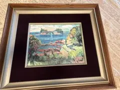 鍋井克之、【伊豆熱川の海岸】、希少な大判額装用画集より、美品、日本人画家 2025年最新】鍋井克之の人気アイテム - メルカリ