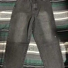 ダークグレー ストレートデニム ハイウエスト【値下げ交渉⭕️】