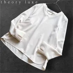 theory luxe アイボリー ハイネック ブラウス シャツ とろみ 38 - メルカリ