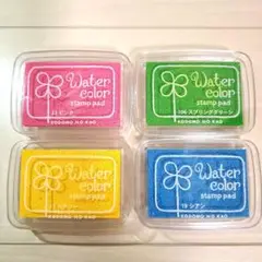 ウェディングツリー　スタンプ　インク　4色　スタンプパッド