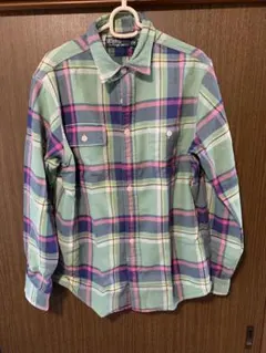 チェック ブルー