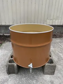 ドラム缶風呂 排水蛇口とすのこ付き オープンタイプ - メルカリ
