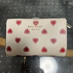 未使用級】kate spade スモール コンパクト ウォレット トマト - メルカリ