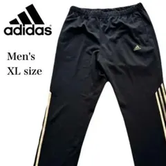 adidas アディダス トラックパンツ ジャージ メンズ XL ブラック