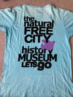 J*k様 美品！レア！FREE CITY Tシャツ　L ブルー 2点でさらに10％OFF】スリムスプリクトラベルショートスリーブTシャツ