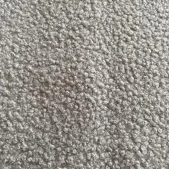 ループボア生地　ライトグレー　幅約155✖️縦26cm チェックアンドストライプ