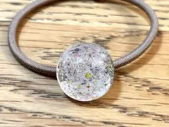 レジンヘアゴム　ハンドメイド　No.1281