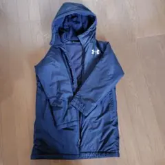 黒色ベンチコート140アンダーアーマー