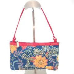 ​希少・極美品 LeSportsac フローラル ペイズリー アクセサリーポーチ