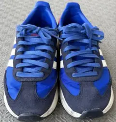adidas スニーカー 青赤