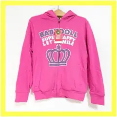 未使用品　タグ付き　BABYDOLL　リバーシブル　ジップパーカー　ヒョウ柄
