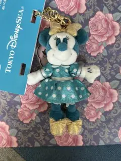 新発売】ぬいぐるみチャーム ミッキー ミニー 新品 5周年 ディズニー