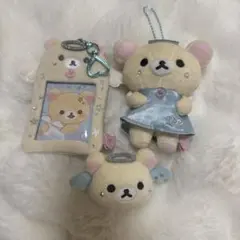 コリラックマいっぱいシリーズ 天使 ぶらさげぬいぐるみ トレカケース