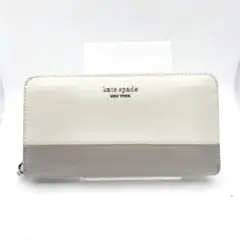 ケイトスペードニューヨーク　長財布　財布　ウォレット　グレー