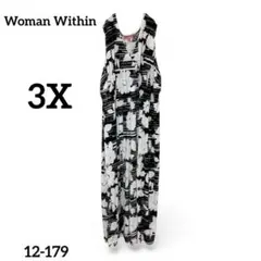 Woman Within【3X】ノースリーブロングワンピース