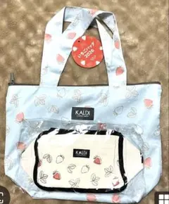 即購入可　カルディ　いちごバッグ　2026 トートバッグ 保冷バッグ　食品なし