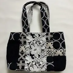 t)ミナペルホネン☆ハンドメイド パッチ肩掛けバッグ(tambourine)