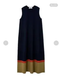 Mila Owen前後2wayフレアシルエットフォルムニットワンピース