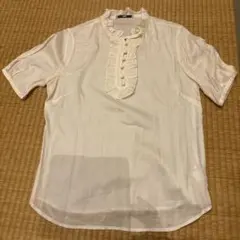 BANANA REPUBLIC 半袖ブラウス M アイボリー