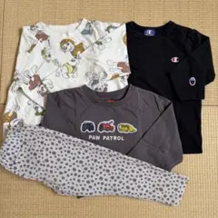 パウパト チャンピオン　長袖Tシャツ サイズ１１０　セット　UNIQLO ズボン