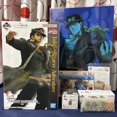 一番くじ　ジョジョ　CHIJKL フィギュア　ロゴ　3部　7点セット　空条承太郎