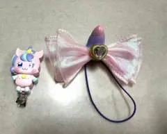 わんだふるはぷりきゅあ　プリキュア ニコ様　なりきり　ヘアゴム　ヘアピン