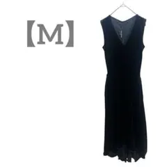 FOXY NEW YORK 【M】 ベロア調 Vネックノースリーブワンピース