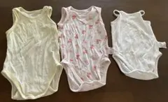 N*C様 UNIQLO メッシュ素材　ロンパース　ノースリーブ　まとめ売り　80