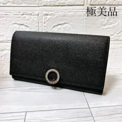 極美品 BVLGARI 長財布 ブラック ラム ブルガリブルガリ 312 - メルカリ
