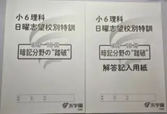 2026年最新】浜学園 小6 志望校別特訓問題集の人気アイテム - メルカリ